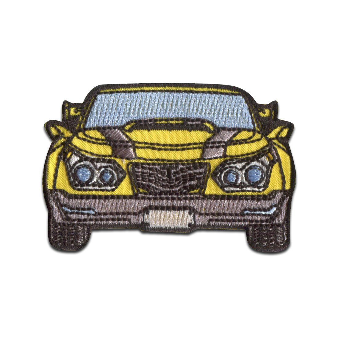 Transformers Пластырь Bügelbild, Aufbügler, Applikationen, Patches, Flicken, zum aufbügeln, Polyester, Transformers Bumblebee Auto - Größe: 6,2 x 4,2 cm
