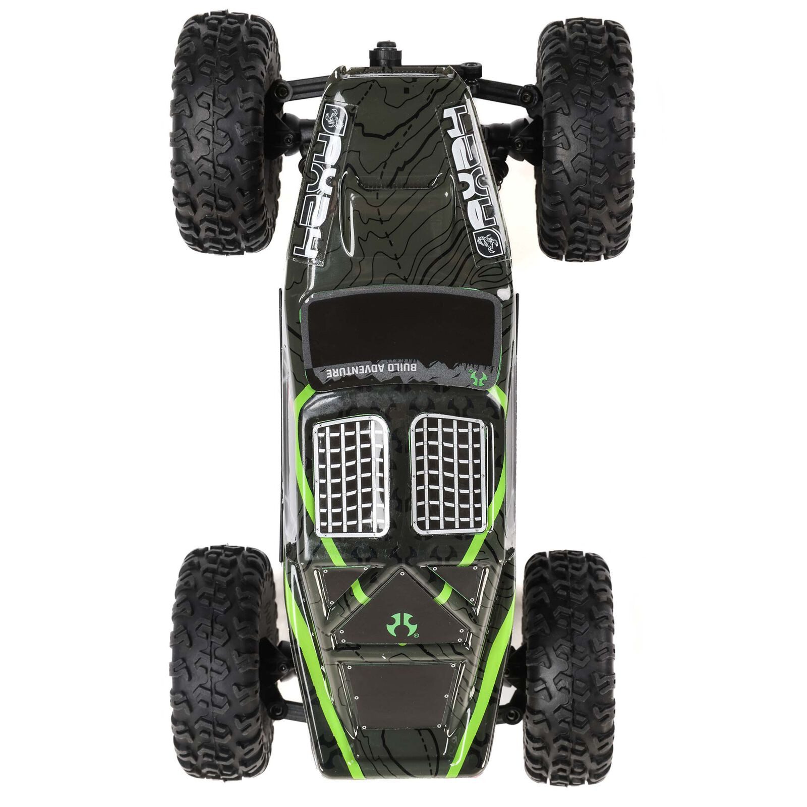 Axial RC-Buggy Axial RC AX24 Crawler XC-1 1:24 4WD RTR grün, Akku, Ladegerät