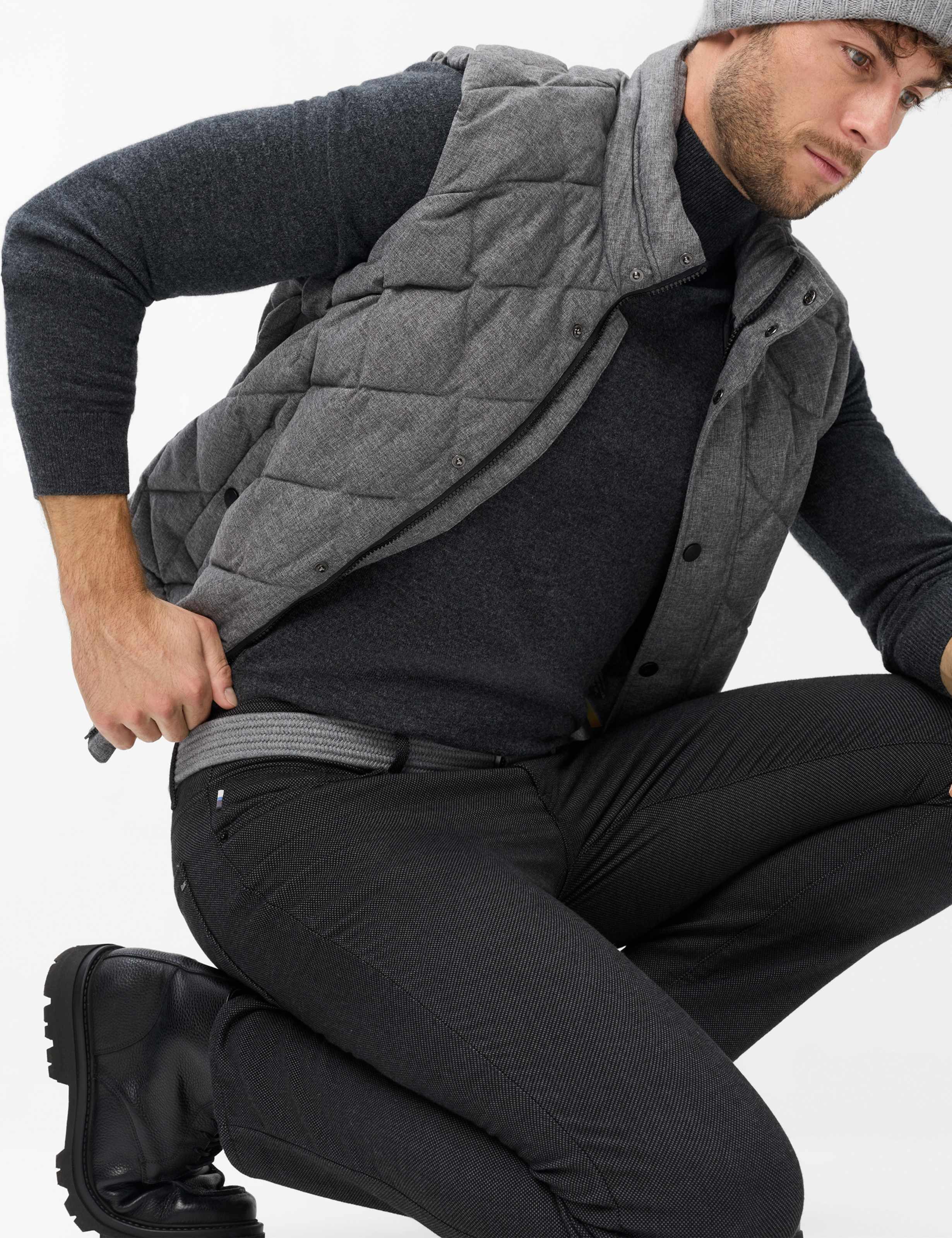 Brax 5-Pocket-Hose Style CADIZ Woolook: Five-Pocket-Hose im Straight Fit – Bild 3 von 5