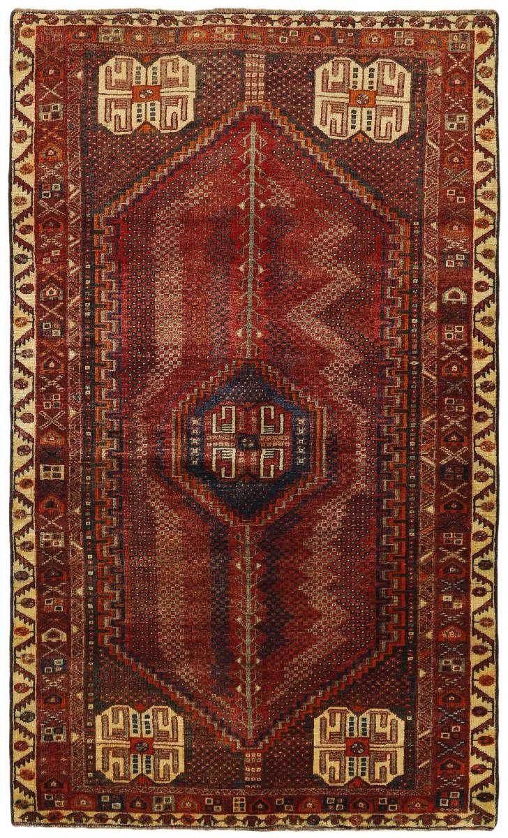 Orientteppich Shiraz / mm Handgeknüpfter 149x247 Perserteppich, Nain Trading, rechteckig, Orientteppich 10 Höhe