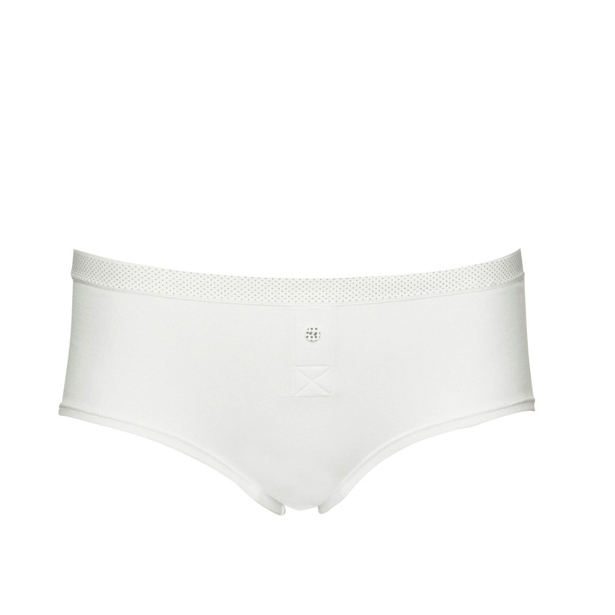 Boobs & Bloomers Boxershorts Anny Knopf als Deko, eng, elastisch, bequem, weich, mit Bund, Baumwollmix – Bild 2 von 3
