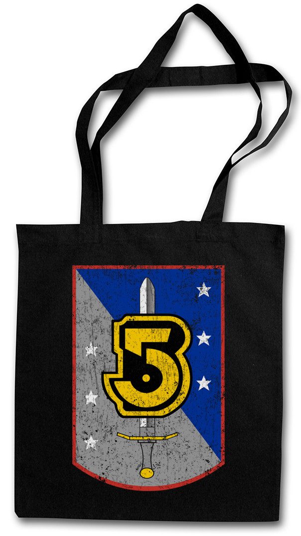 Urban Backwoods Beuteltasche Vintage Army Of Light Logo Stofftasche Space Center TV Babylon 5 (1-tlg), Series Serie SciFi Kult