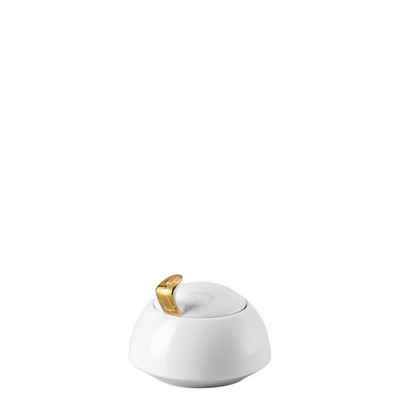 Rosenthal Zuckerdose TAC Gropius Skin Gold Zuckerdose 6 Personen, Porzellan, (2-tlg)