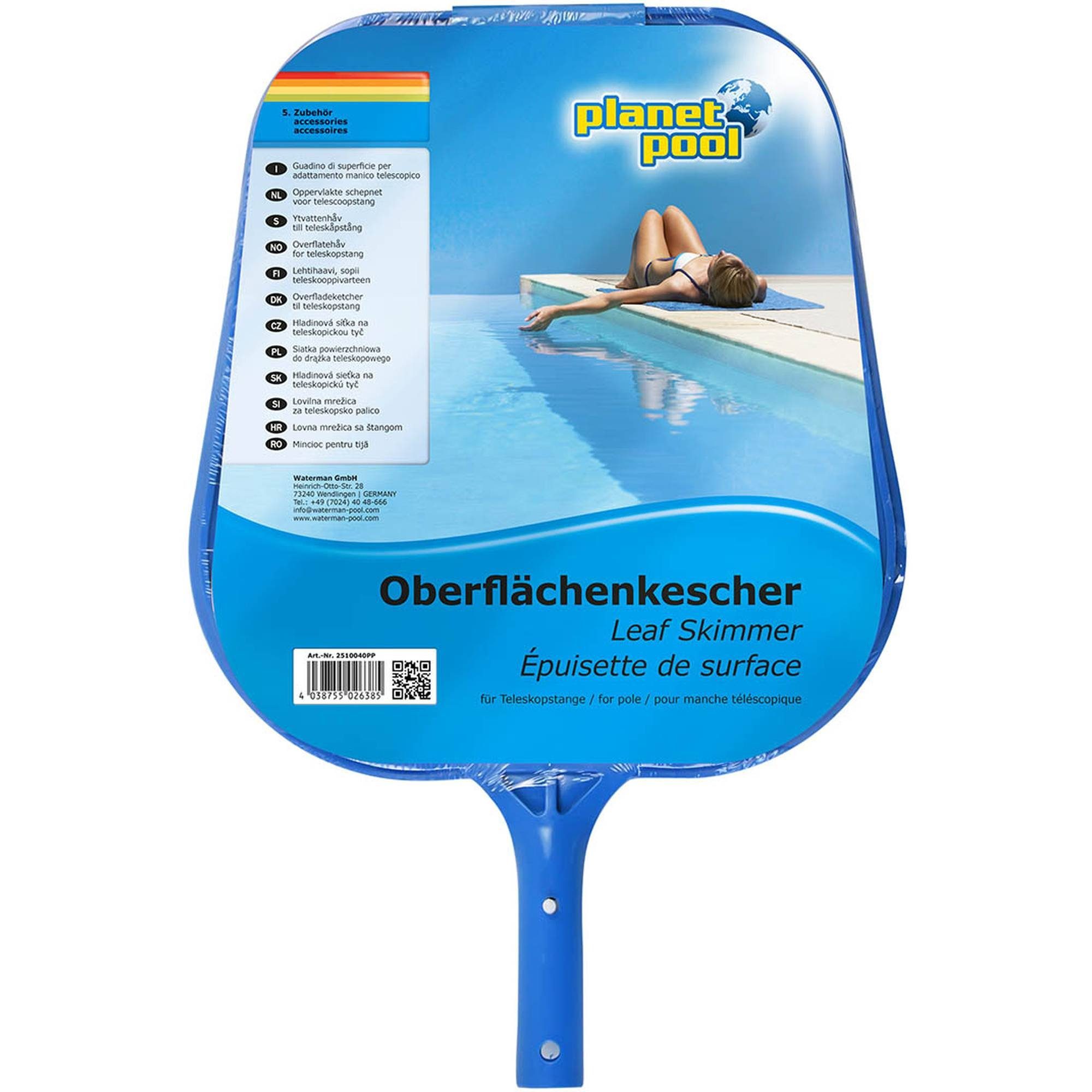 Planet Pool Kescher Oberflächenkescher für Teleskopstange (1-St)