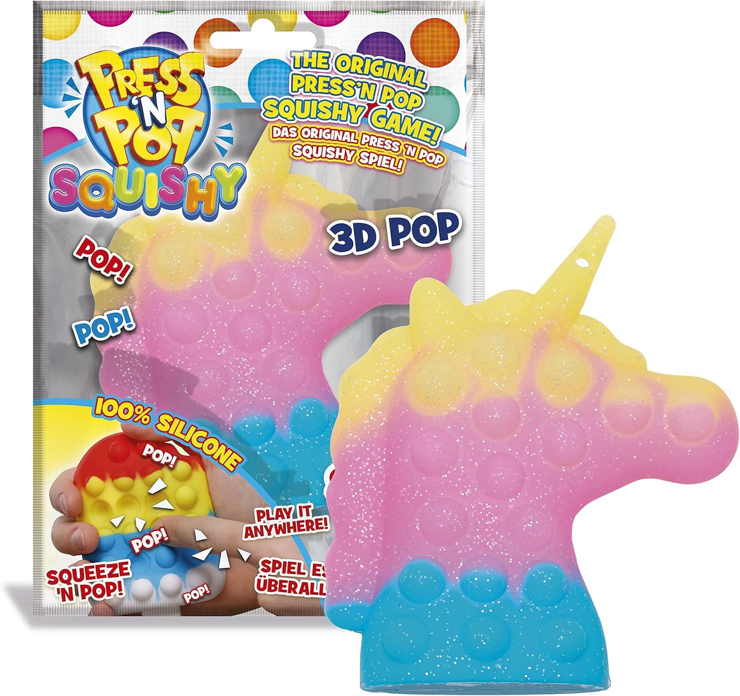 CRAZE Greifspielzeug Craze PressNPop Squishy sensorisches Anti Stress Spielzeug
