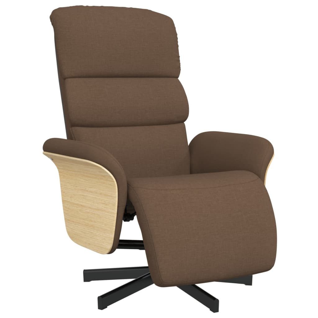 vidaXL Sessel Relaxsessel mit Fußteil Braun günstig online kaufen