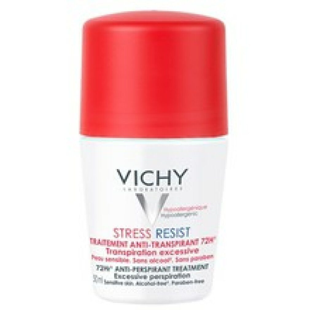 Vichy Deo-Zerstäuber Vichy 72Hr free Resist Skin 50 Stress Alcohol Sensitive ml Treatment