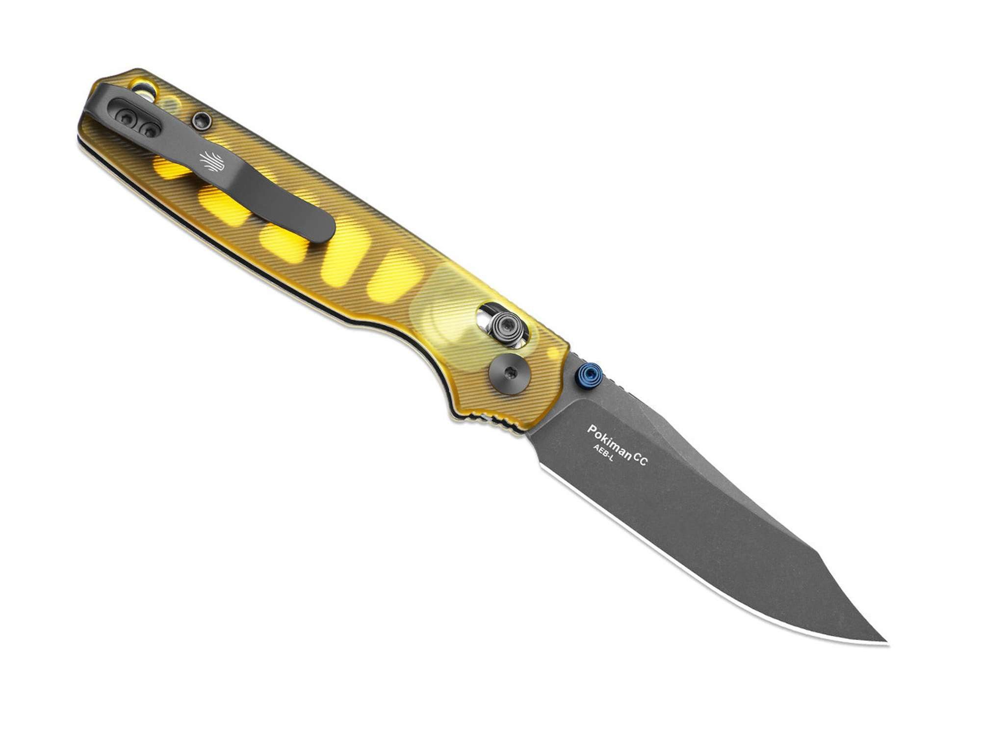 Kizer Taschenmesser Kizer Pokiman CC AEB-L PEI Grey Stonewash Yellow