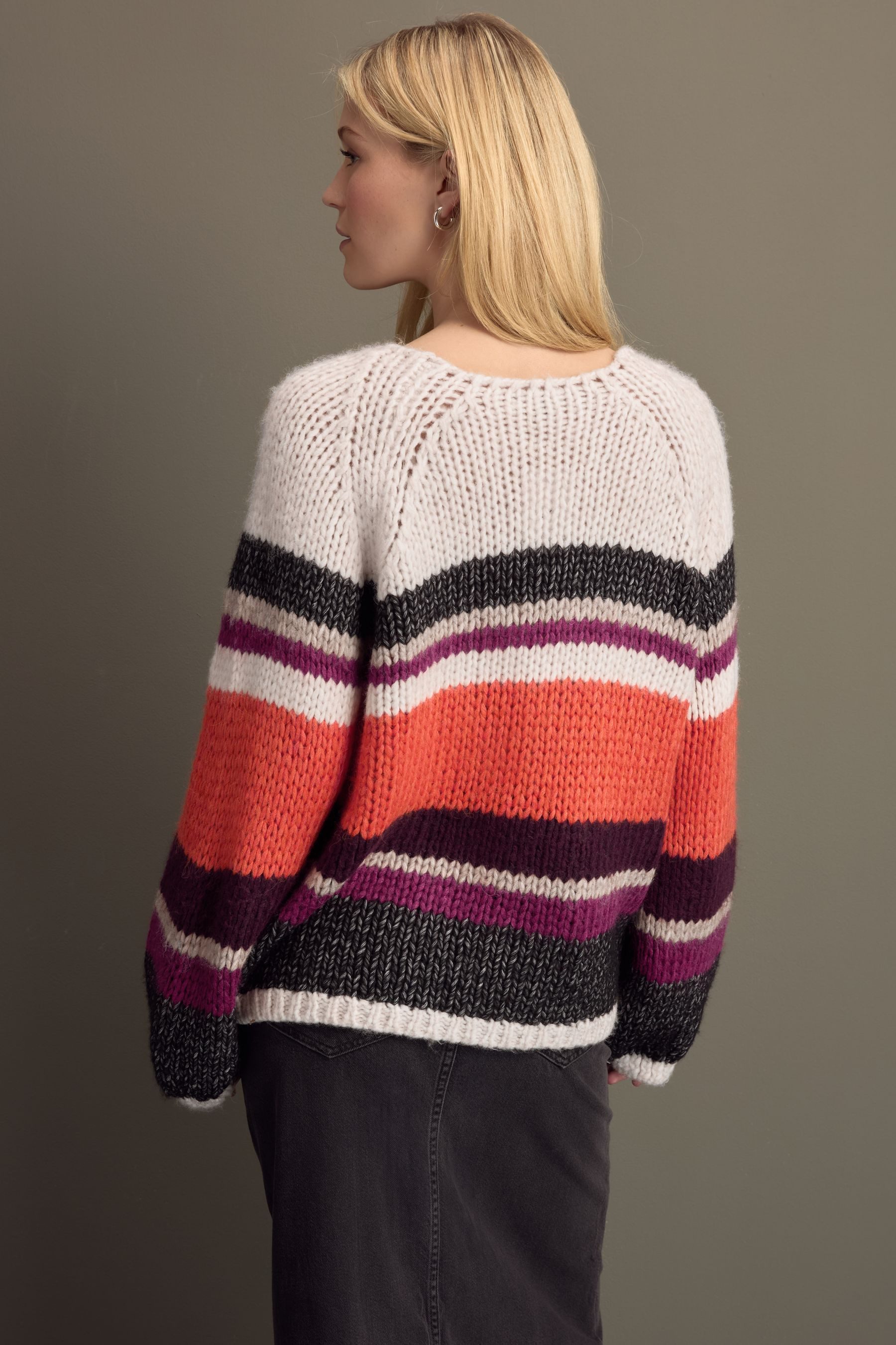 Next Strickpullover Weicher Oversized Fit Grobstrickpullover günstig online kaufen