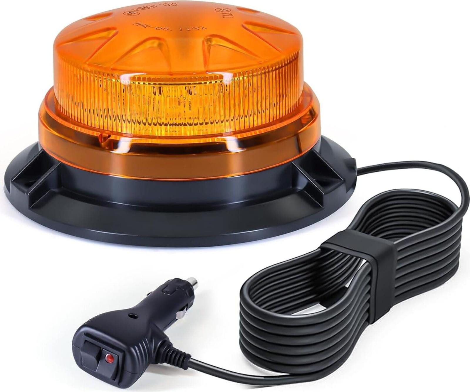 FELIXLEO Arbeitsleuchte Rundumleuchte 12V 24V Gelb Rundumleuchte LED mit magnetischem und