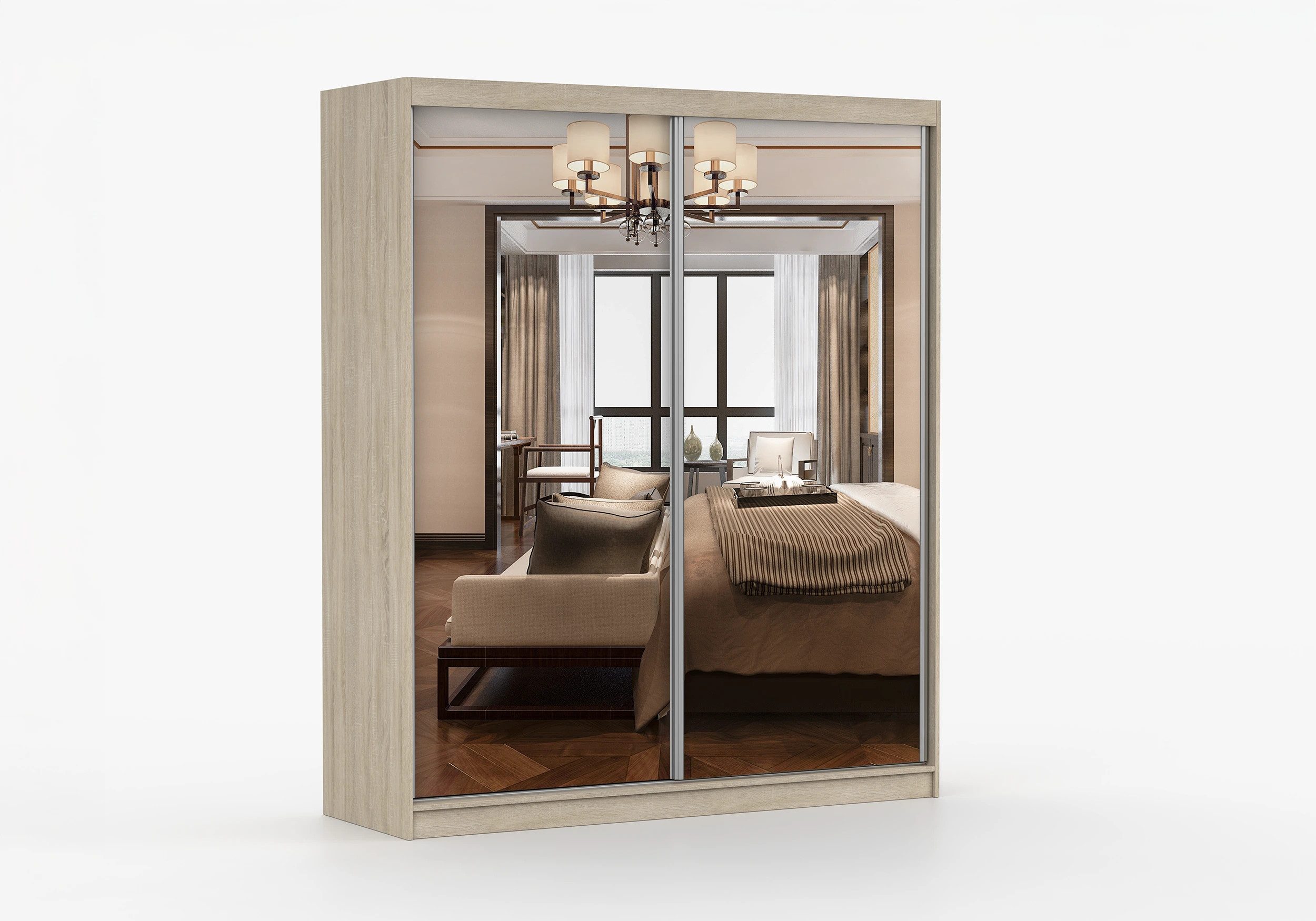 imoebel24 Schwebetürenschrank MULTI 20 183 cm - Weiss günstig online kaufen