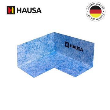 Hausa 3-lagige Aufbau Bodenfliese Innenecke PRO3 Dichtecke, blau, Eckabdichtung für Sanitär Bad Dusche Terrasse Balkon, wasserfeste Abdichtung unter Fliesen elastische Eck-Dichtband