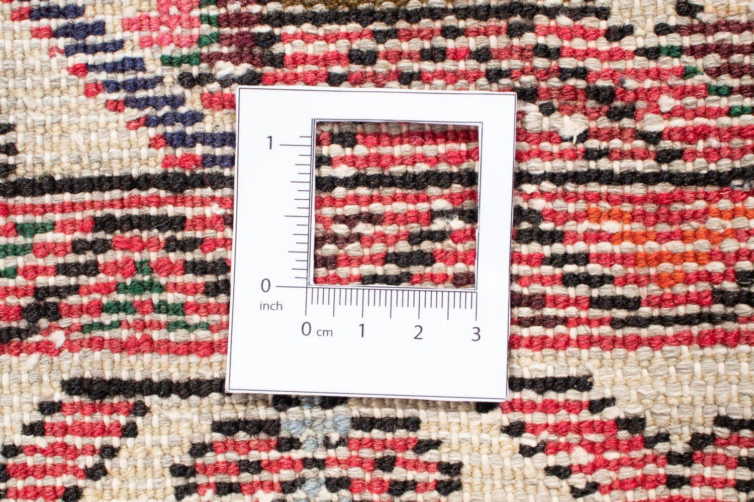 Orientteppich Perser - Nomadic Höhe: mm, 10 morgenland, Zertifikat rechteckig, x rot, Wohnzimmer, mit Handgeknüpft, - 105 - cm Einzelstück 155