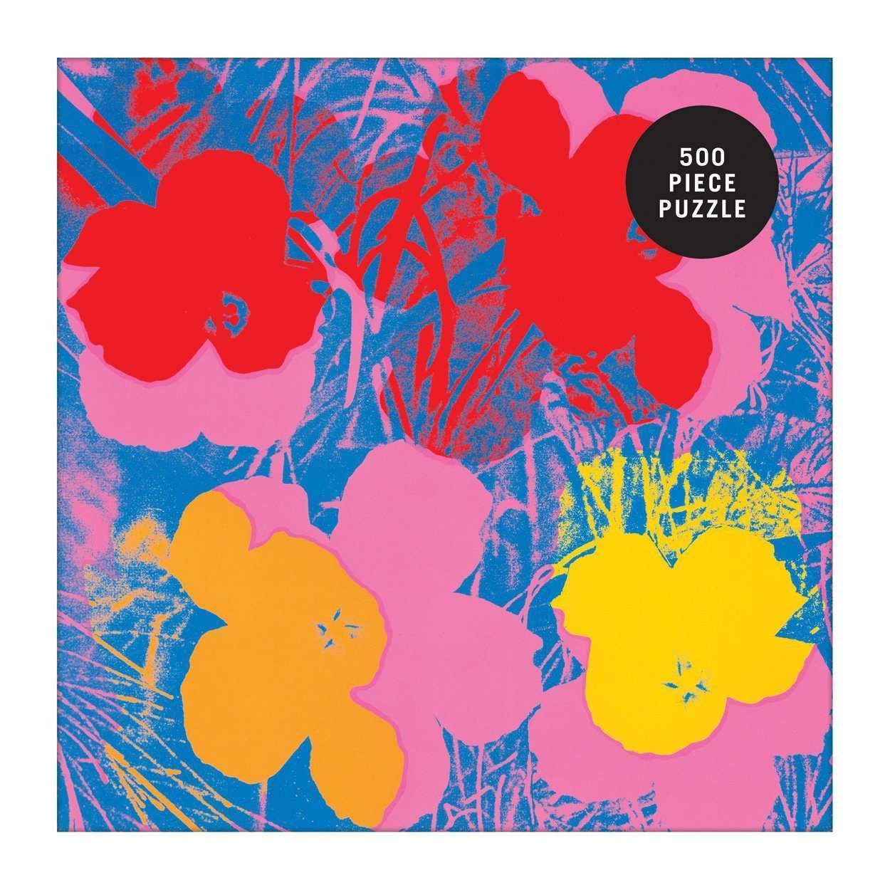 Chronicle Books Puzzle Andy Warhol - Bunte Blumen, Puzzleteile