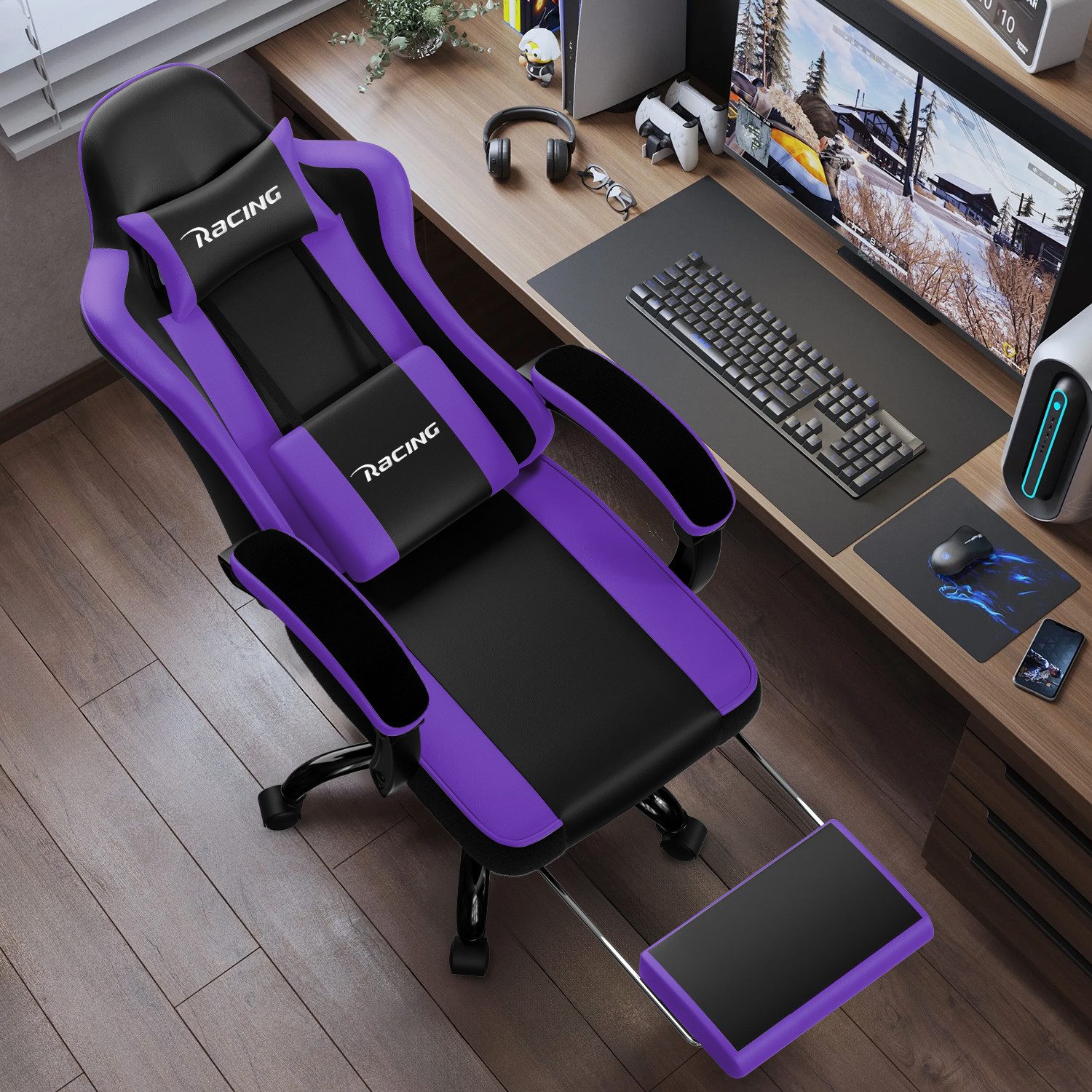 Adormii Gaming-Stuhl Gaming Stuhl ergonomisch Gaming Chair Bürostuhl verste günstig online kaufen