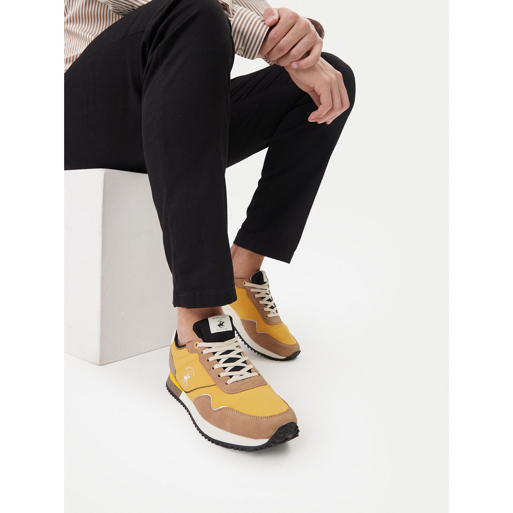 BEVERLY HILLS POLO CLUB Beverly Hills Polo Club Herren-Sneaker Beige Sneaker