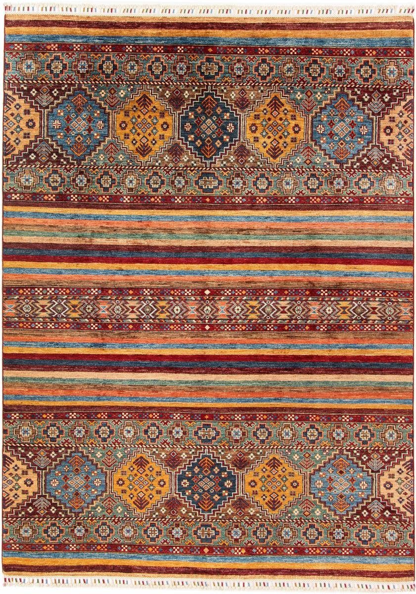 Orientteppich Arijana Shaal 173x234 Handgeknüpfter Orientteppich, Höhe: mm 5 rechteckig, Nain Trading