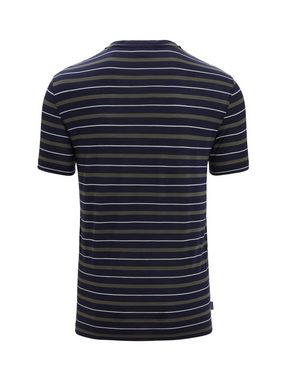 Icebreaker T-Shirt Icebreaker M Wave Short-sleeve Tee Stripe Herren