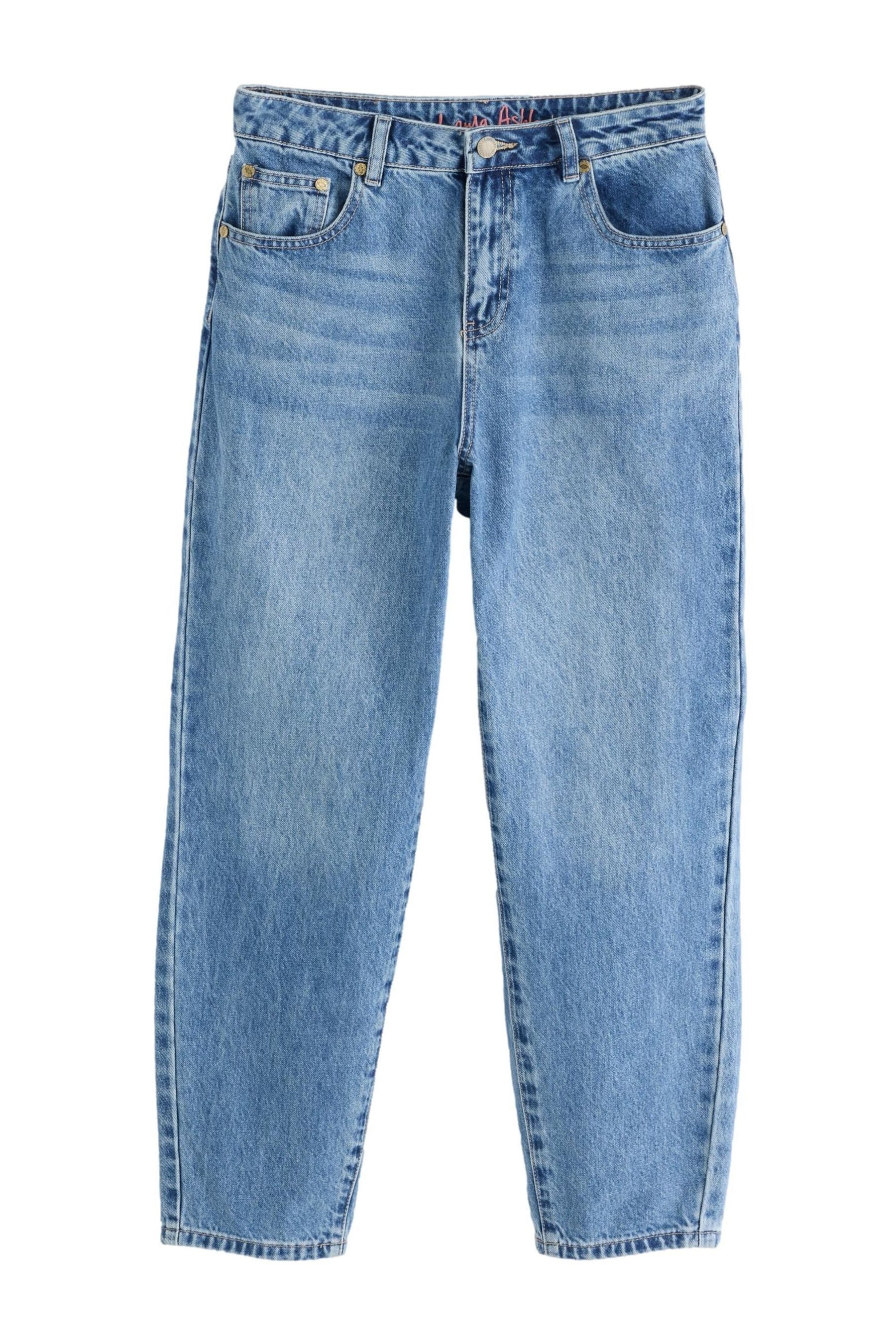 LAURA ASHLEY Schlupfhose Laura Ashley Denim-Hose mit Barrel-Bein (1-tlg)