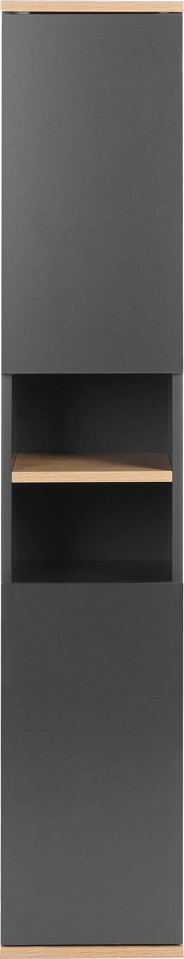 welltime Hochschrank Haarlem Breite 24cm, Badmöbel Schrank