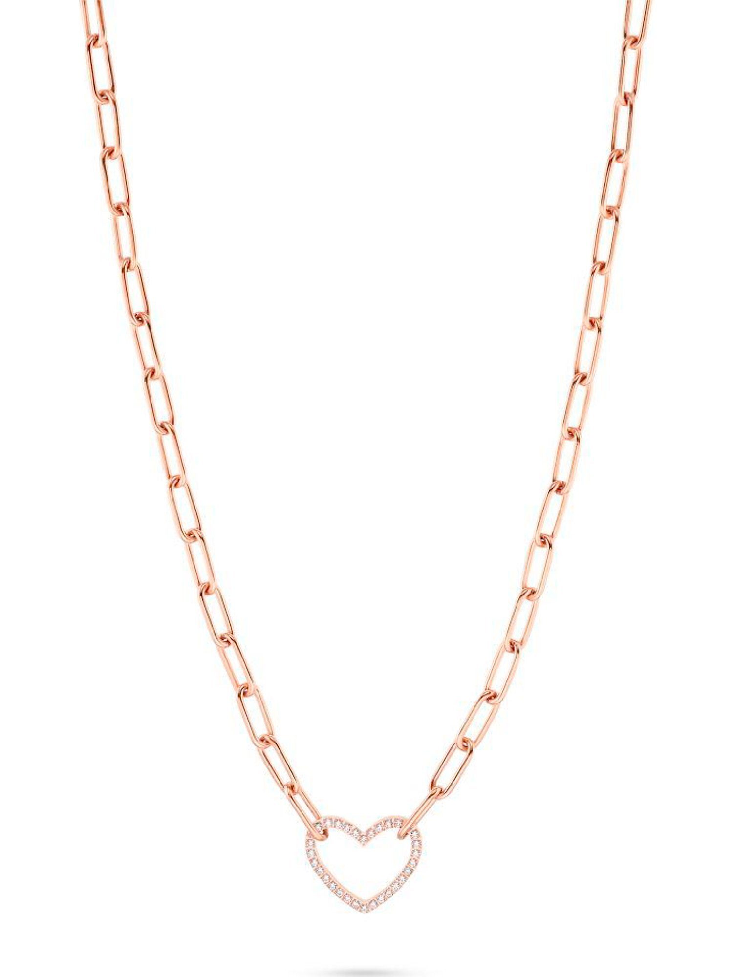 32 Edelstahlkette Zirkonia KRETSCHMER MARIA Edelstahl Damen-Kette rosé GMK GUIDO