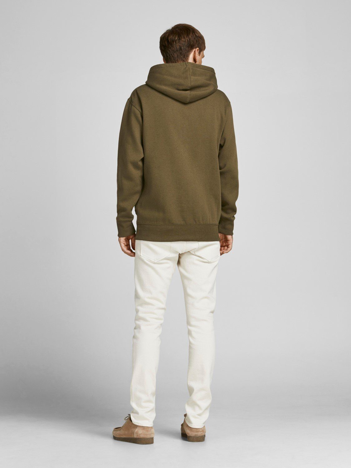 3469 (1-tlg) Hoodie SWEAT in Hoodie Khaki Jumper Jack HOOD Kapuzen & Pullover Jones