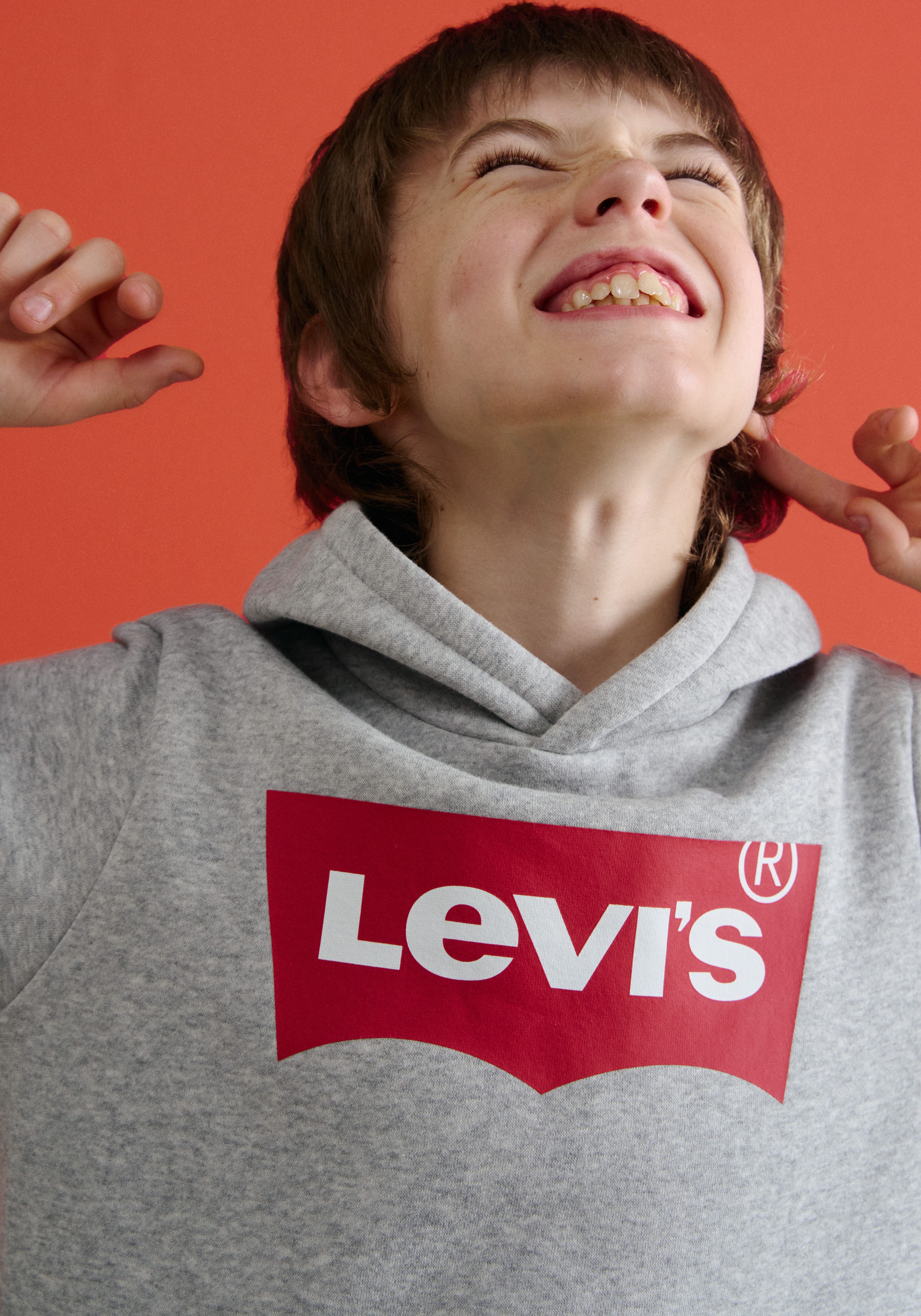 Levi's® Kids Kapuzensweatshirt LVB BATWING PULLOVER HOODIE for BOYS