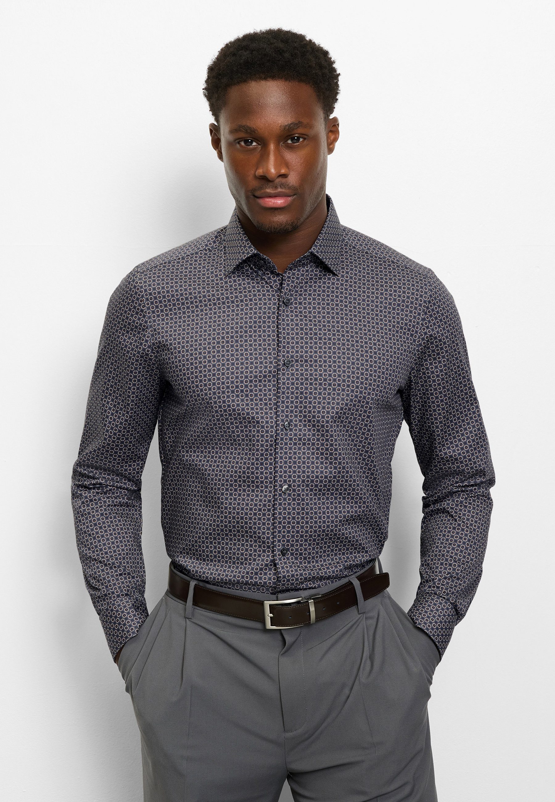 OLYMP Businesshemd OLYMP Level Five, body fit, New York Kent