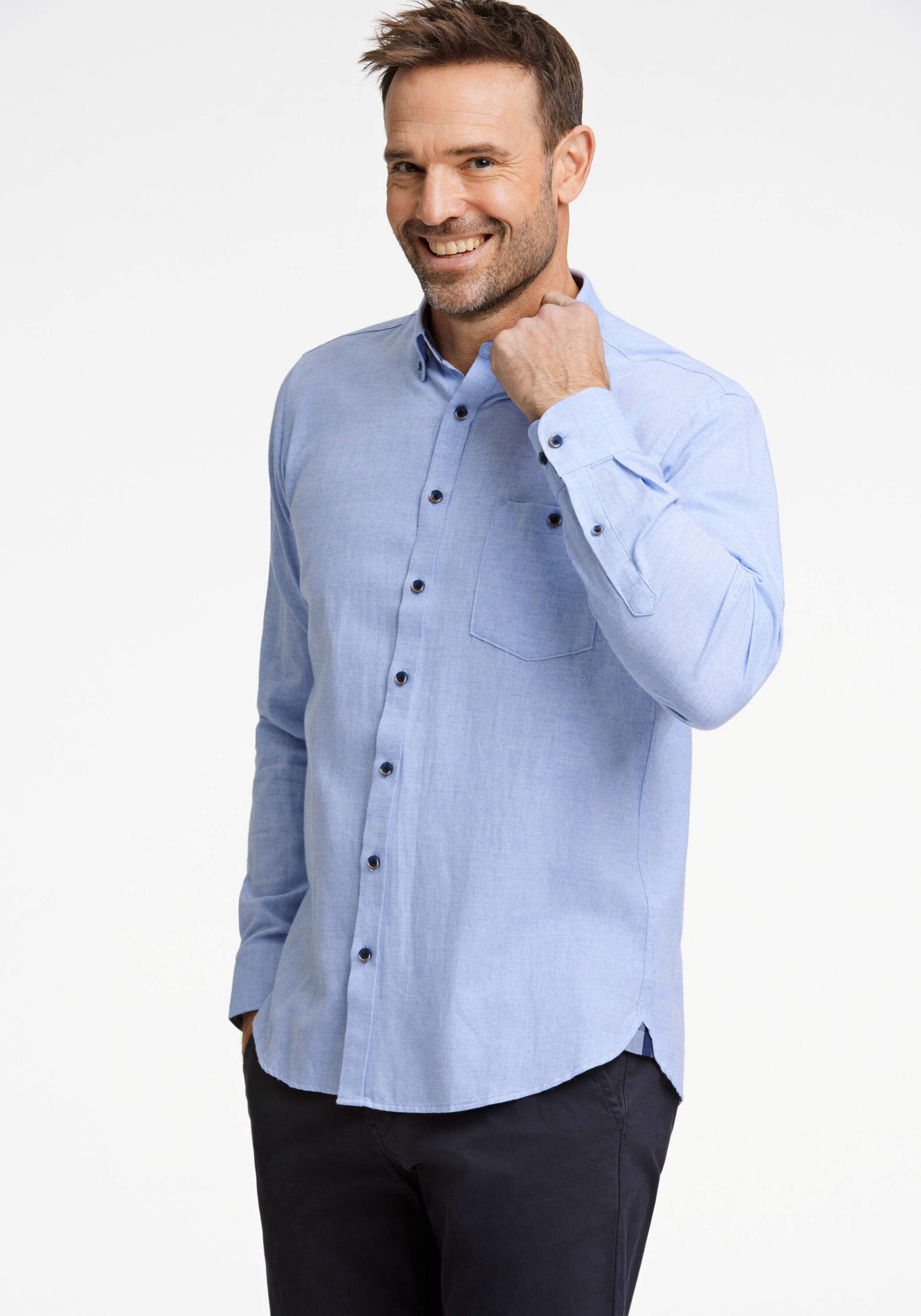 Langarmhemd Freizeithemd (Langarm) Regular Fit