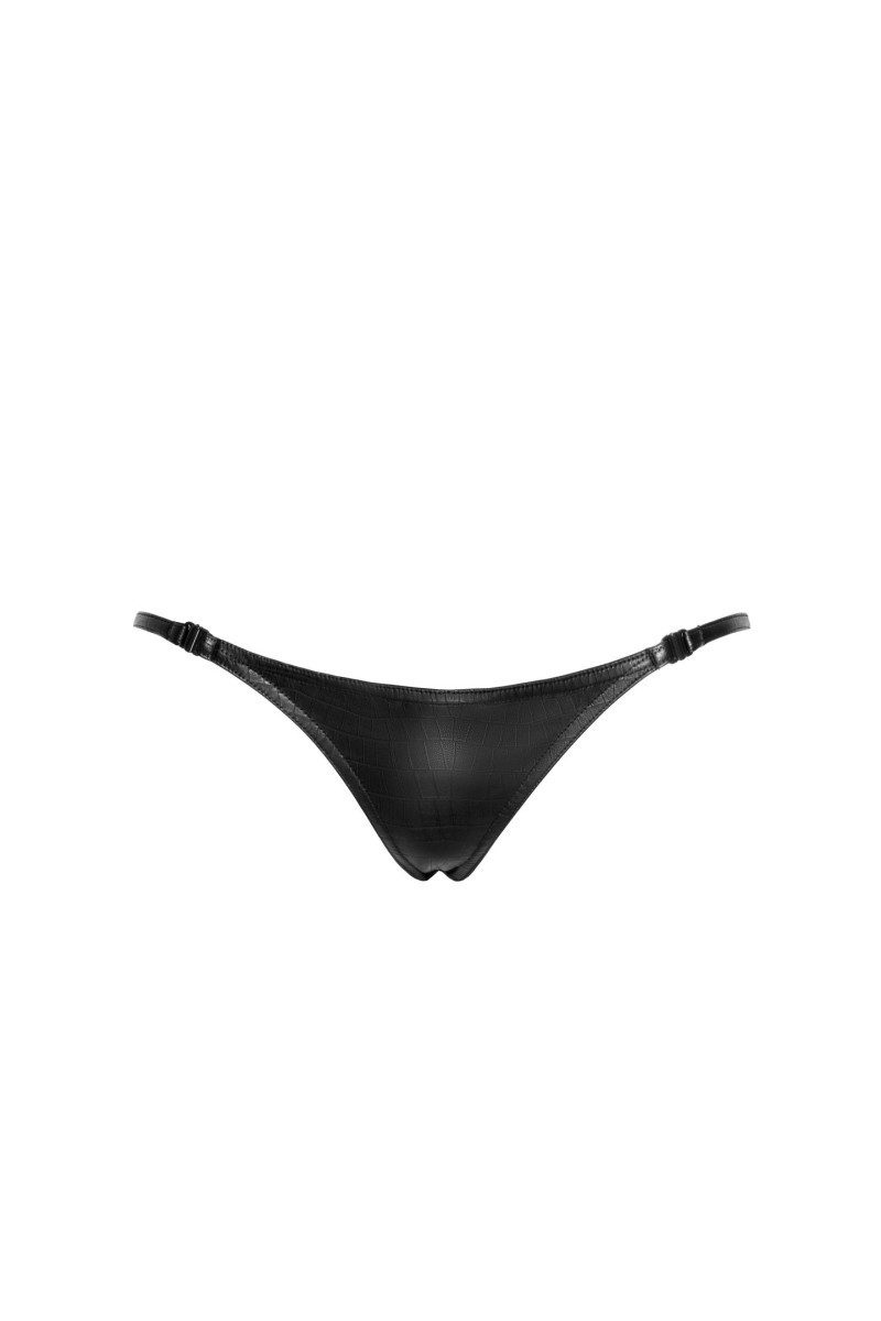 Noir Handmade String String in schwarz - M
