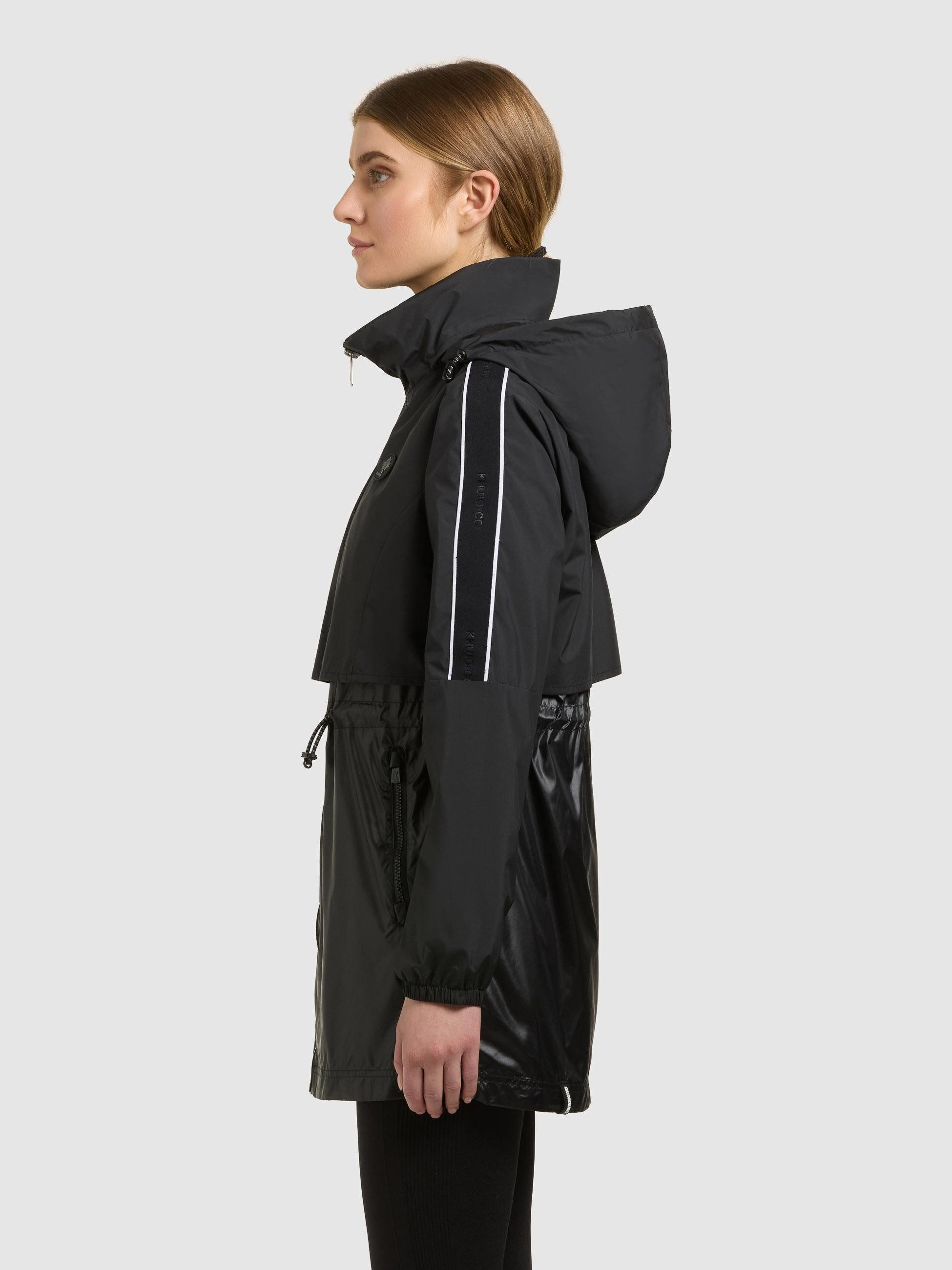 khujo Funktionsmantel Izza (1-tlg) Übergangsmantel mit verstaubarer Kapuze günstig online kaufen