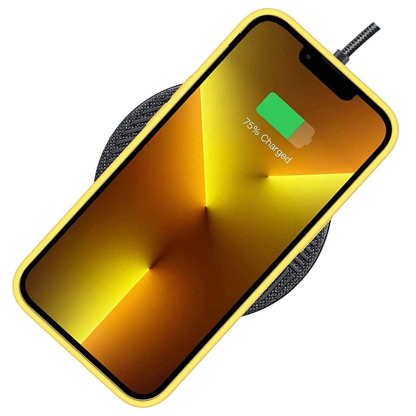 CoolGadget Handyhülle Silikon Case für das iPhone 15 Pro Max Slim TPU Cover 6,7 Zoll, Weiche Schutz Hülle mit Innen Fleece aus Stoff Handy Tasche – Bild 5 von 5