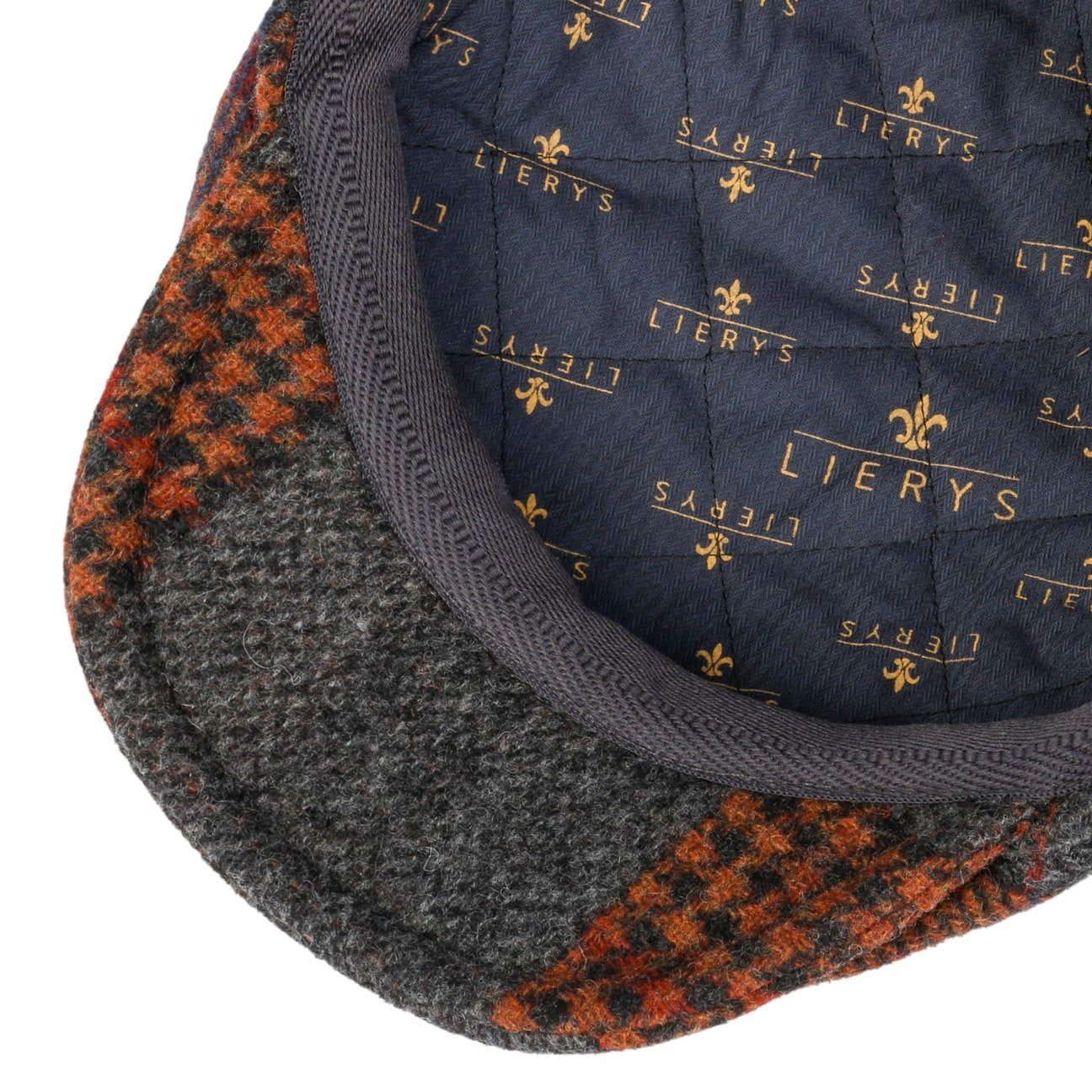 Lierys Flat Cap (1-St) Flatcap mit Schirm, Made in Italy