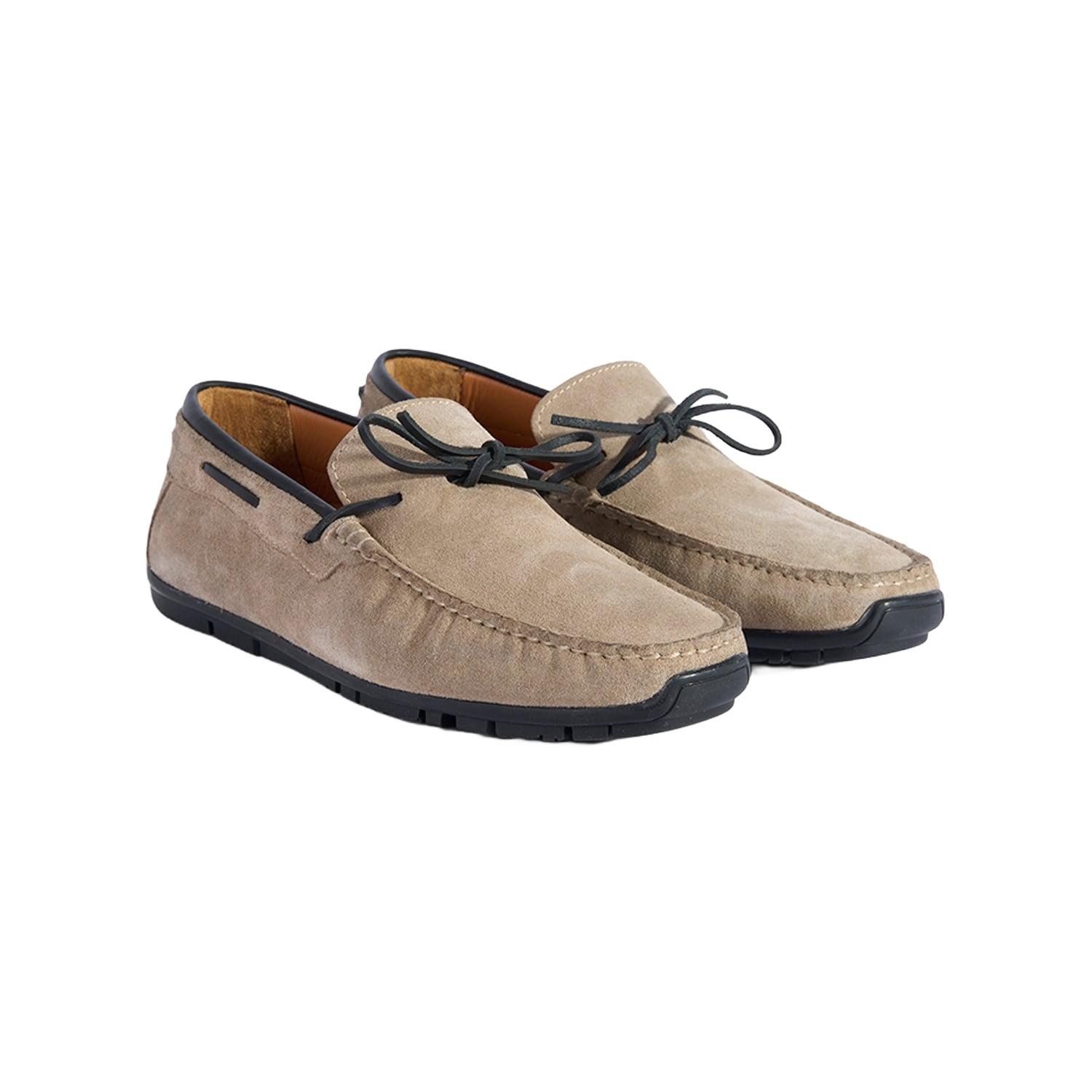 Desa DESA Herren-Schnürslipper aus Wildleder Loafer