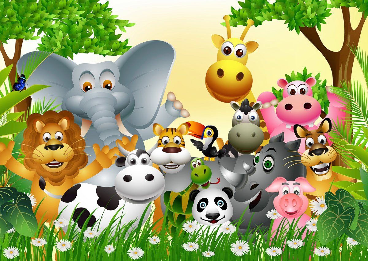 Papermoon Fototapete Tiere Kinderbild günstig online kaufen