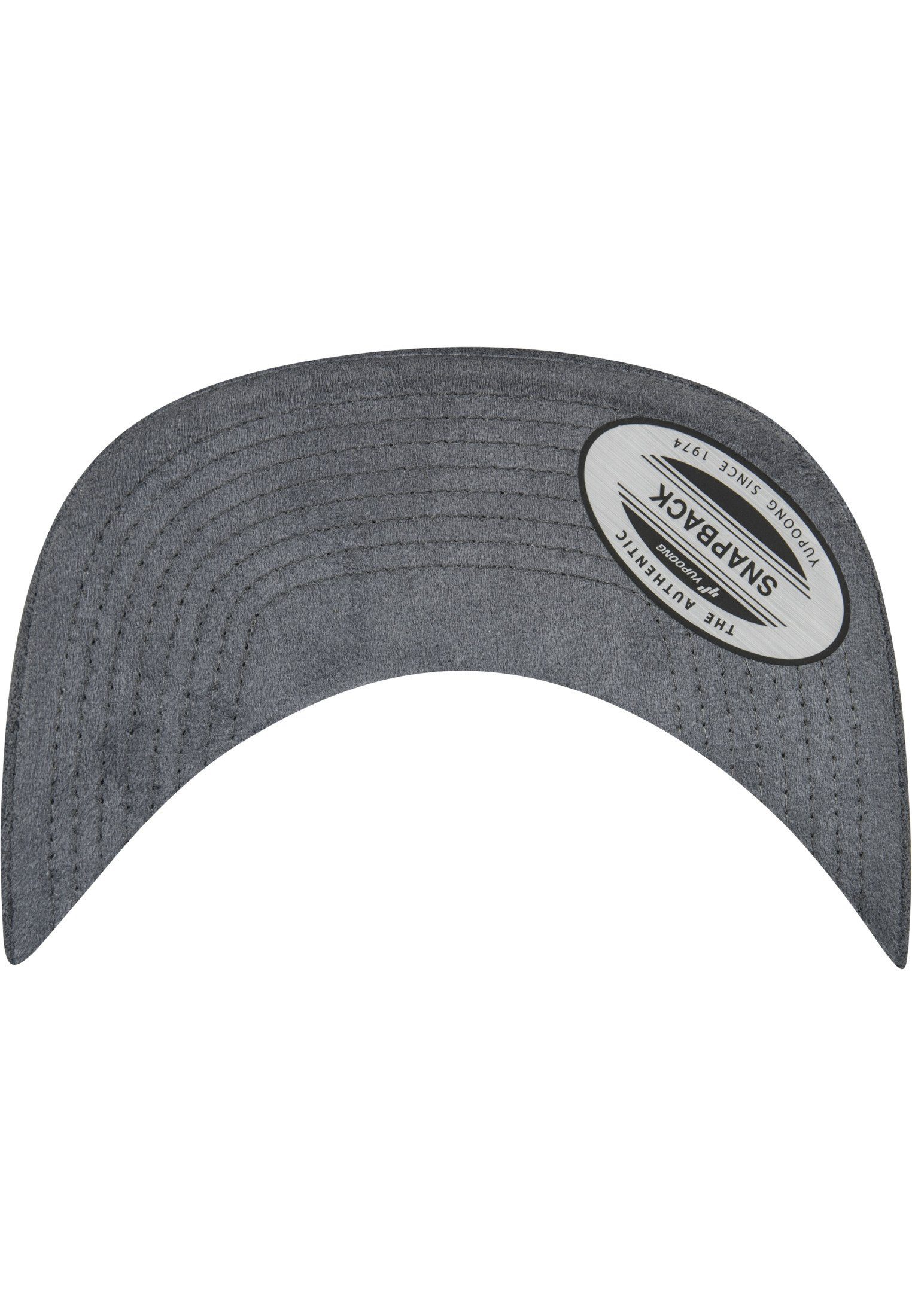 Velour Flex Cap Snapback grey/grey Melange Flexfit Snapback