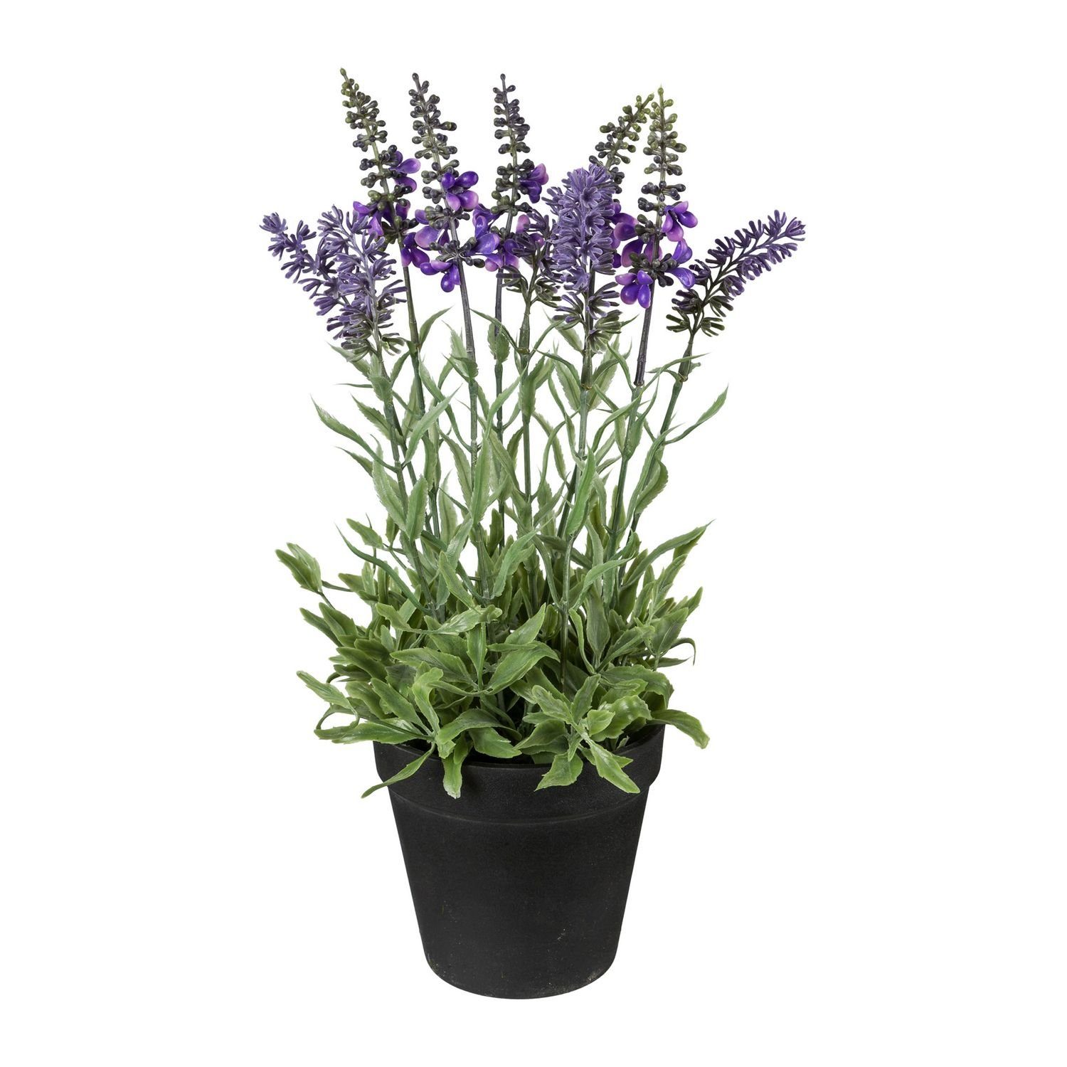 Kunstpflanze 3er Set künstlicher Lavendel im günstig online kaufen