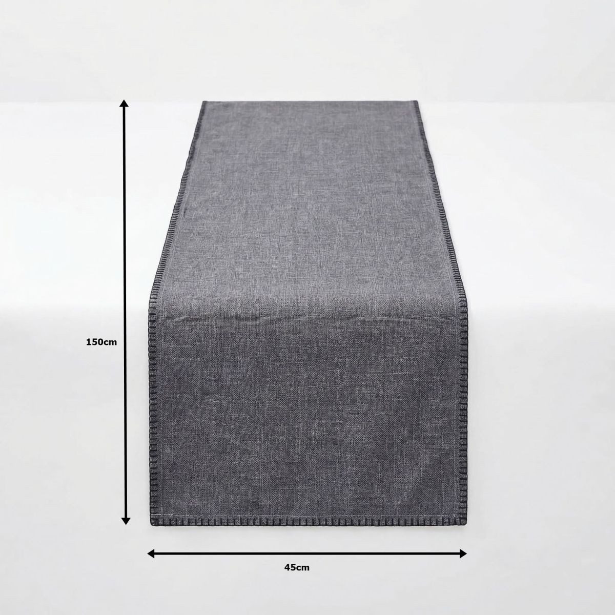 OTTO home Tischläufer Tischläufer grau 45x150cm (1-tlg) – Bild 5 von 5