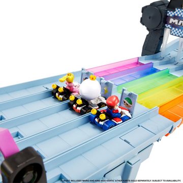 Hot Wheels Autorennbahn Mario Kart Regenbogen Rennstrecke, inkl. 2 Spielzeugautos