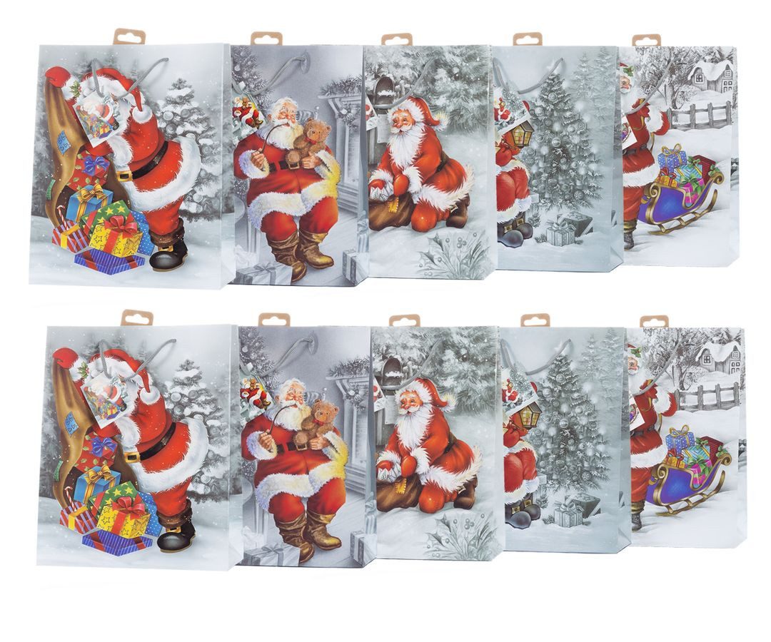 laro Geschenkbox Laro Geschenktaschen Geschenktüten Weihnachten 10/20/40/100stk Large (10 St)