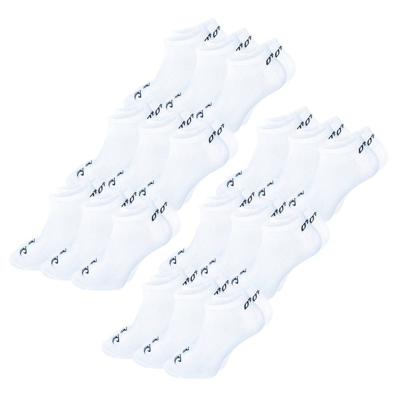 O'Neill Sneakersocken Unisex Sneaker 18er Pack (18-Paar) aus Baumwolle mit Logo