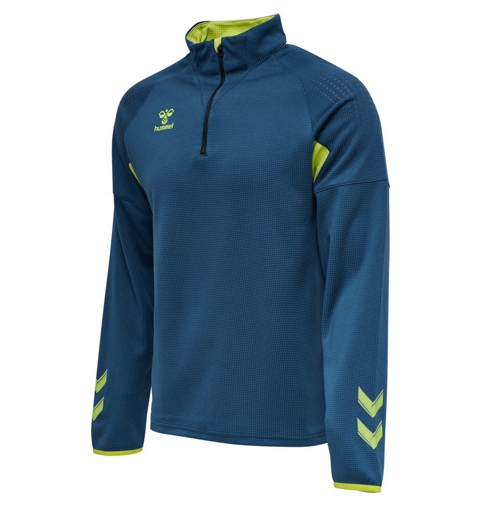 Langarmshirt hmlLEAD Pro Half Zip (leichter Sweatstoff, halber Reißverschluss)