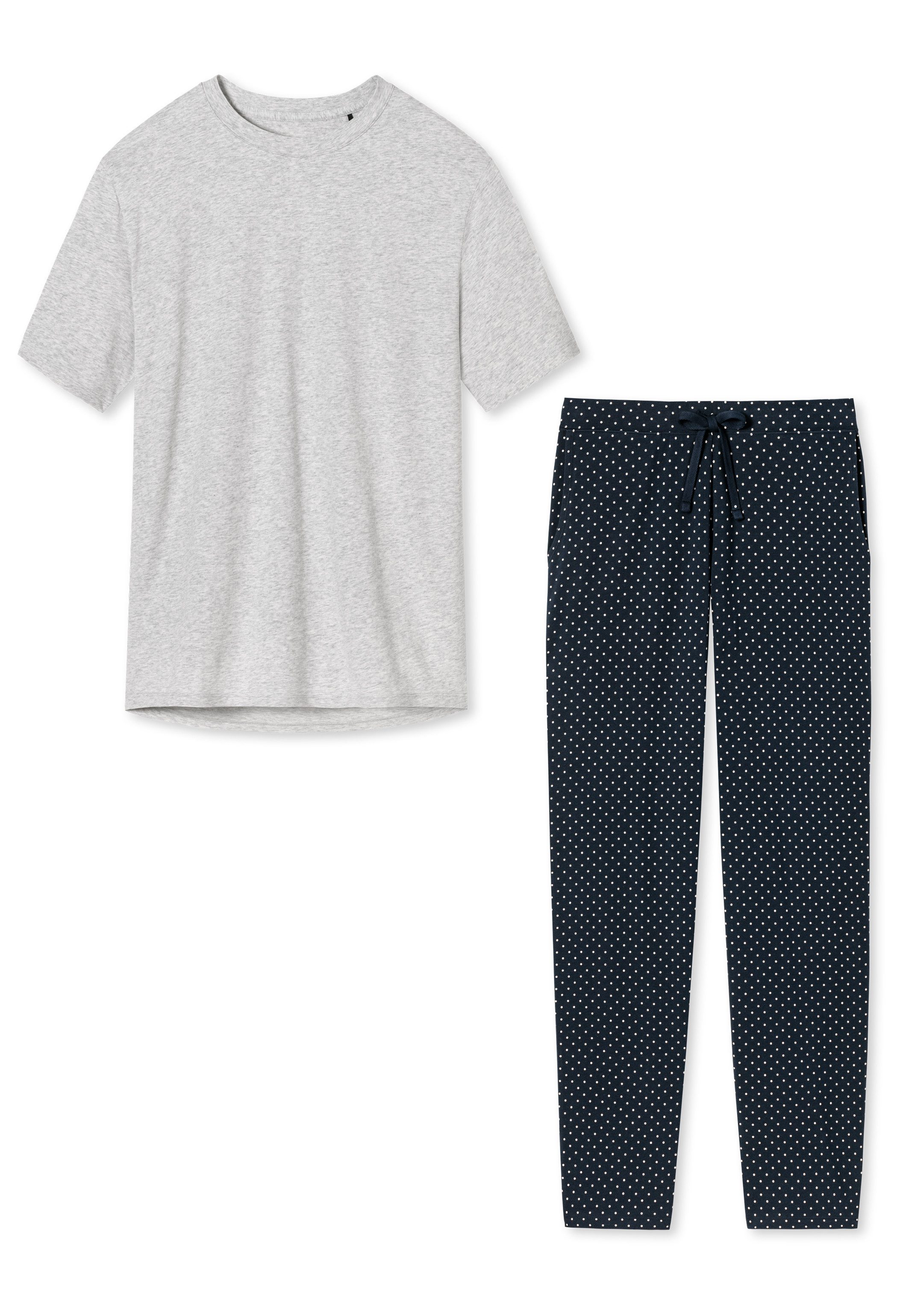 Schiesser Pyjama Organic Cotton (Set, 2 günstig online kaufen