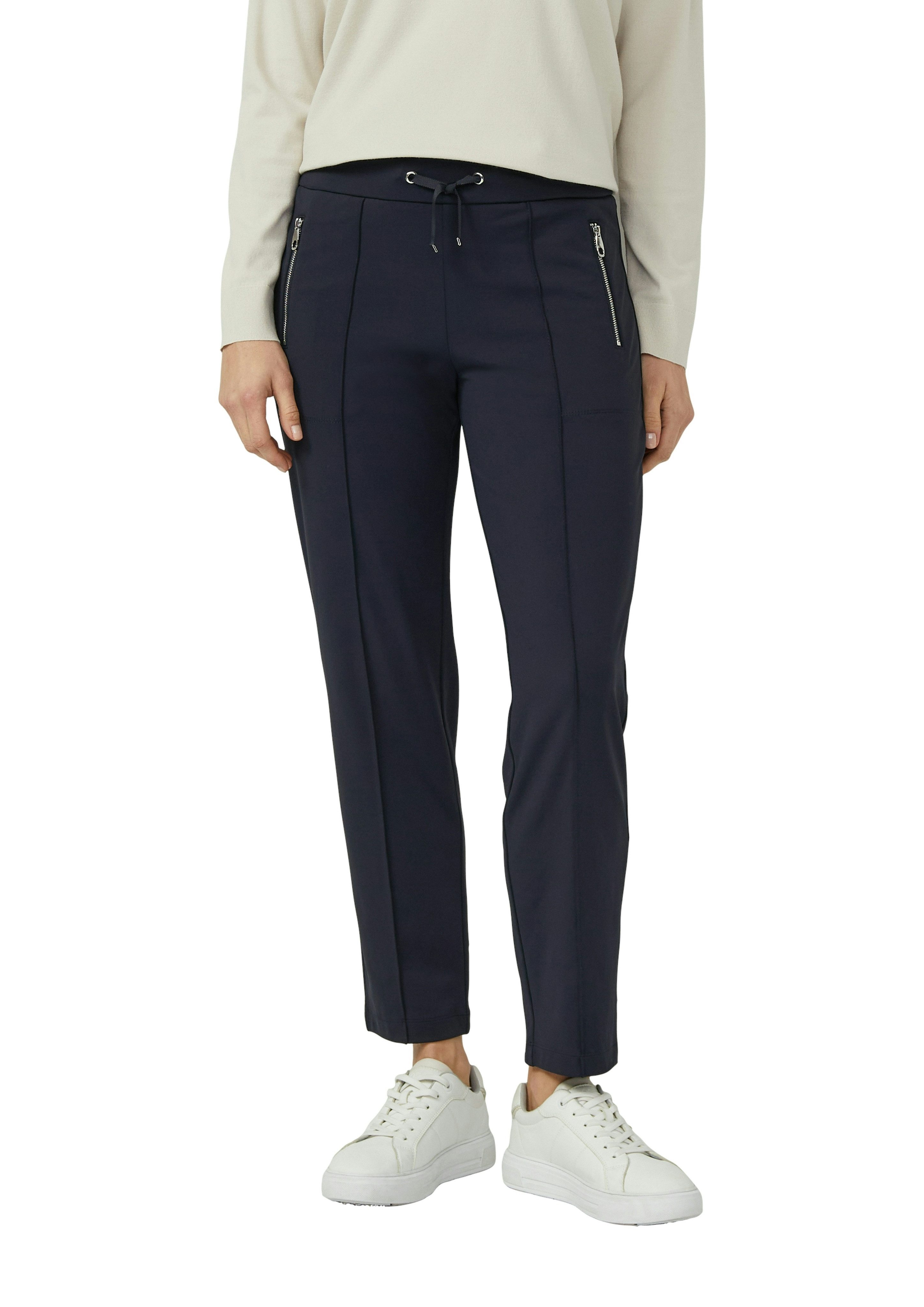 s.Oliver BLACK LABEL Stoffhose mit Kordelzug