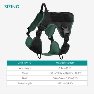 Navaris Pfotenschutz Hunde Geschirr - Sicherheitsgeschirr und Weste für Hund - Dog Harness, (2-tlg)