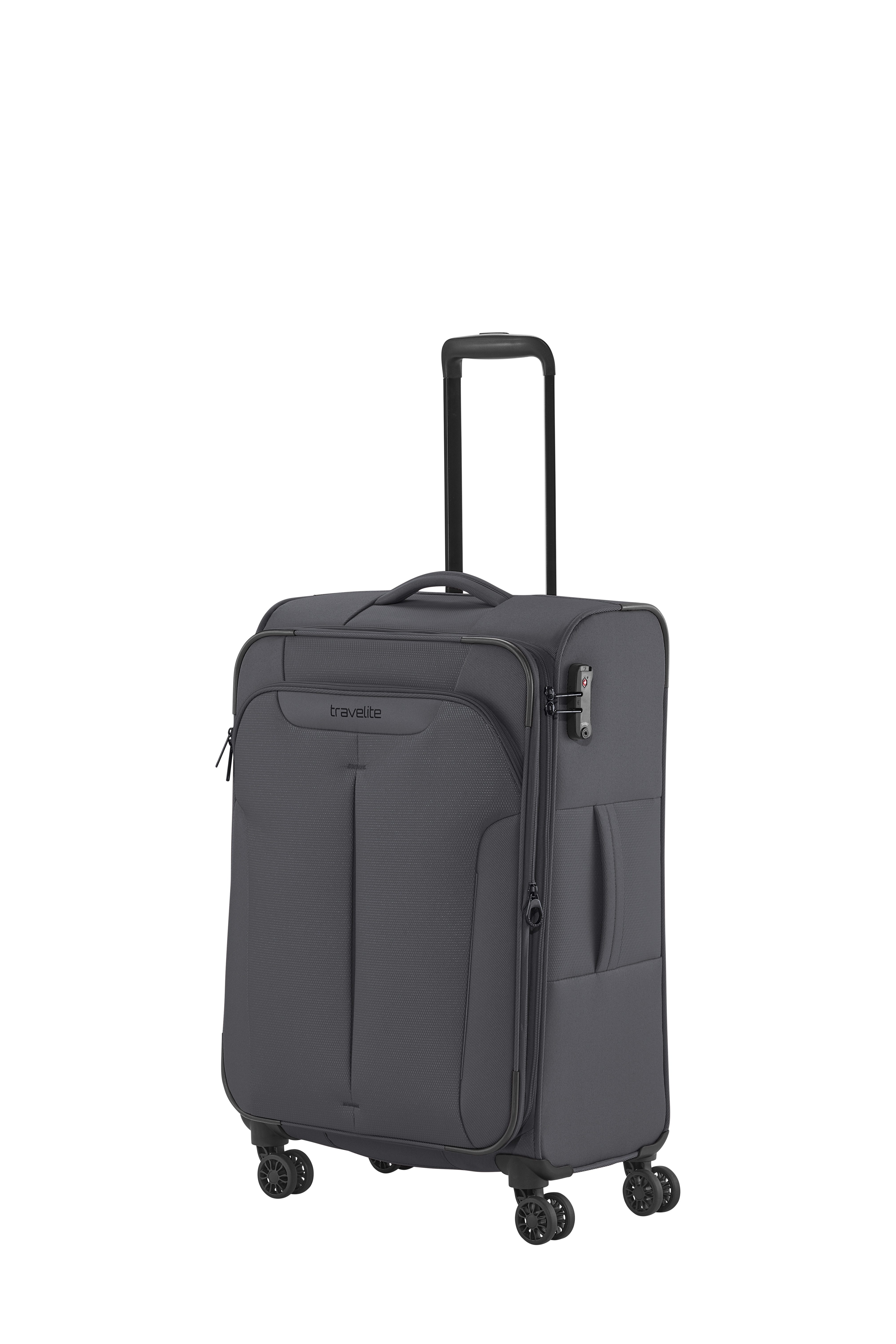 travelite Weichgepäck-Trolley travelite 4 Rad Koffer Croatia M 67 cm mit De günstig online kaufen