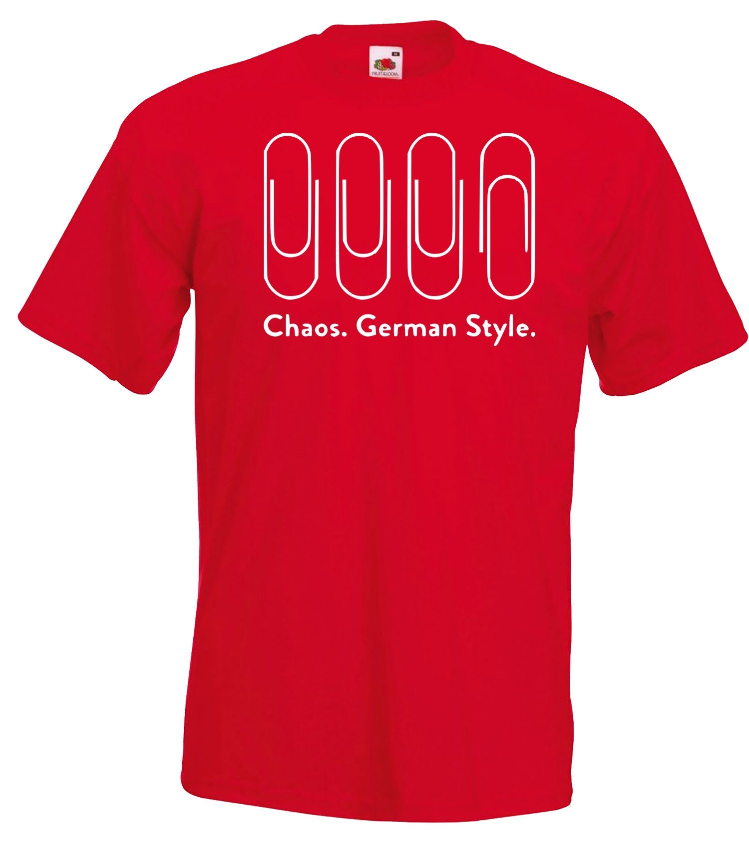 Youth Designz T-Shirt Chaos German Style Herren T-Shirt mit lustigen Frontp günstig online kaufen