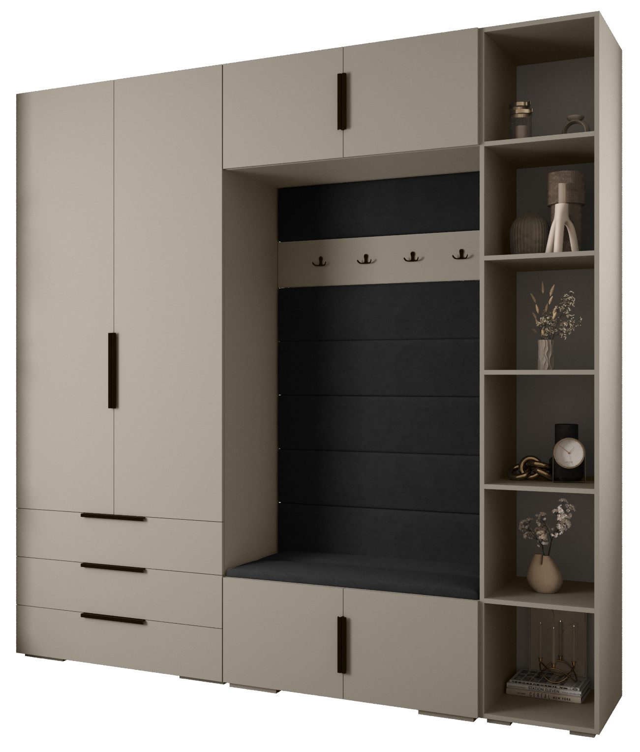 ABIKS MÖBEL Kompaktgarderobe INOVA 1 SATZ günstig online kaufen
