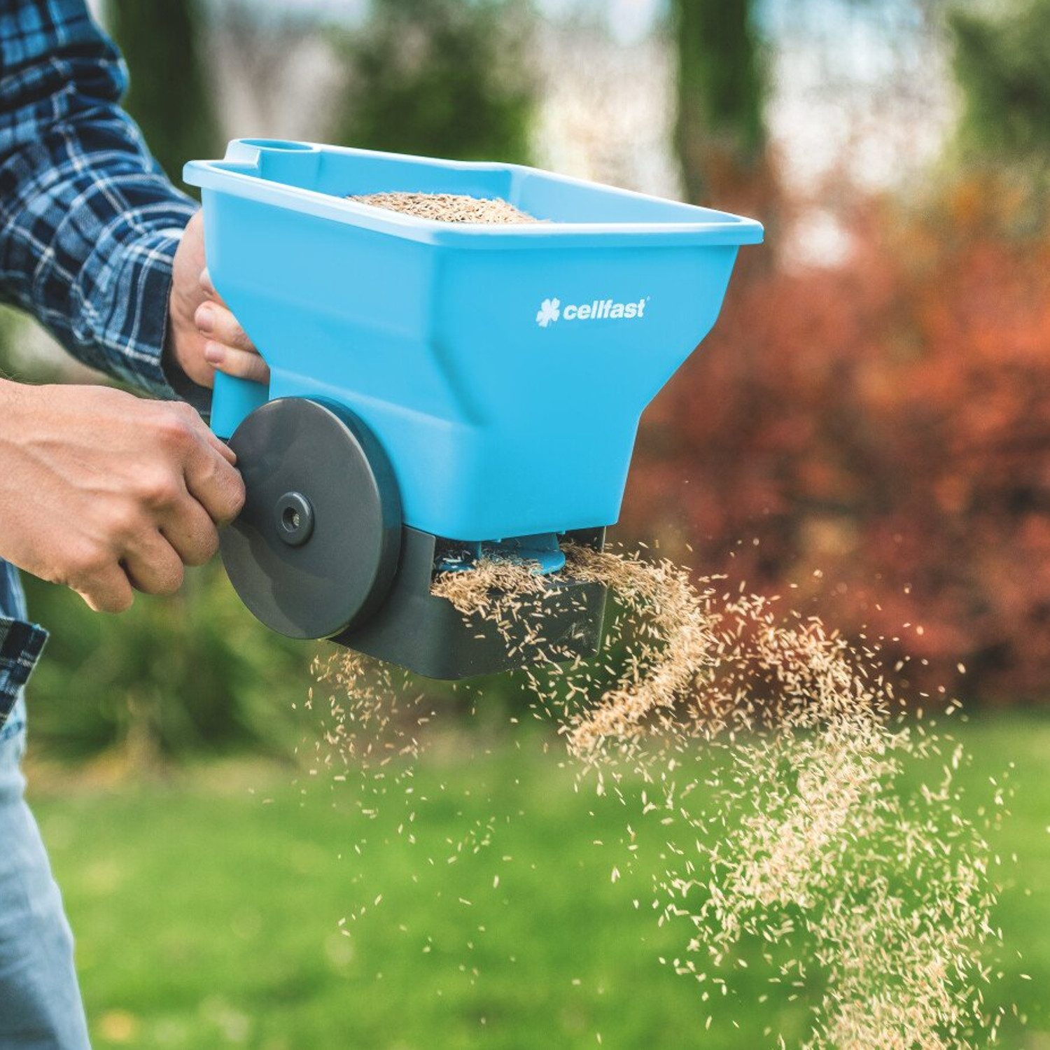 Cellfast Handstreuer 42-204, 3,00 l Füllmenge, 1-tlg., Universalstreuer Handstreuer 3 Liter