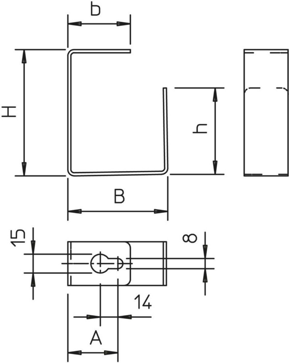 OBO OBO Trennbügel BETTERMANN Klemmen BSK-B1016 Bettermann